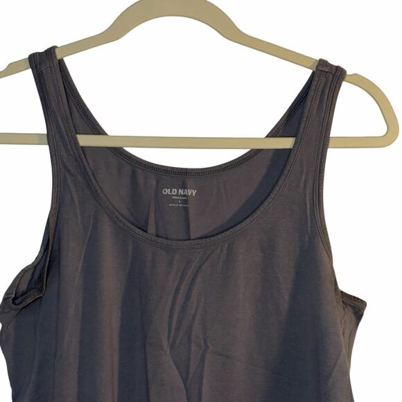 Old Navy First Layer Tank Top Bundle – Size L – Charcoal Gray & Black - Picture 3 of 7